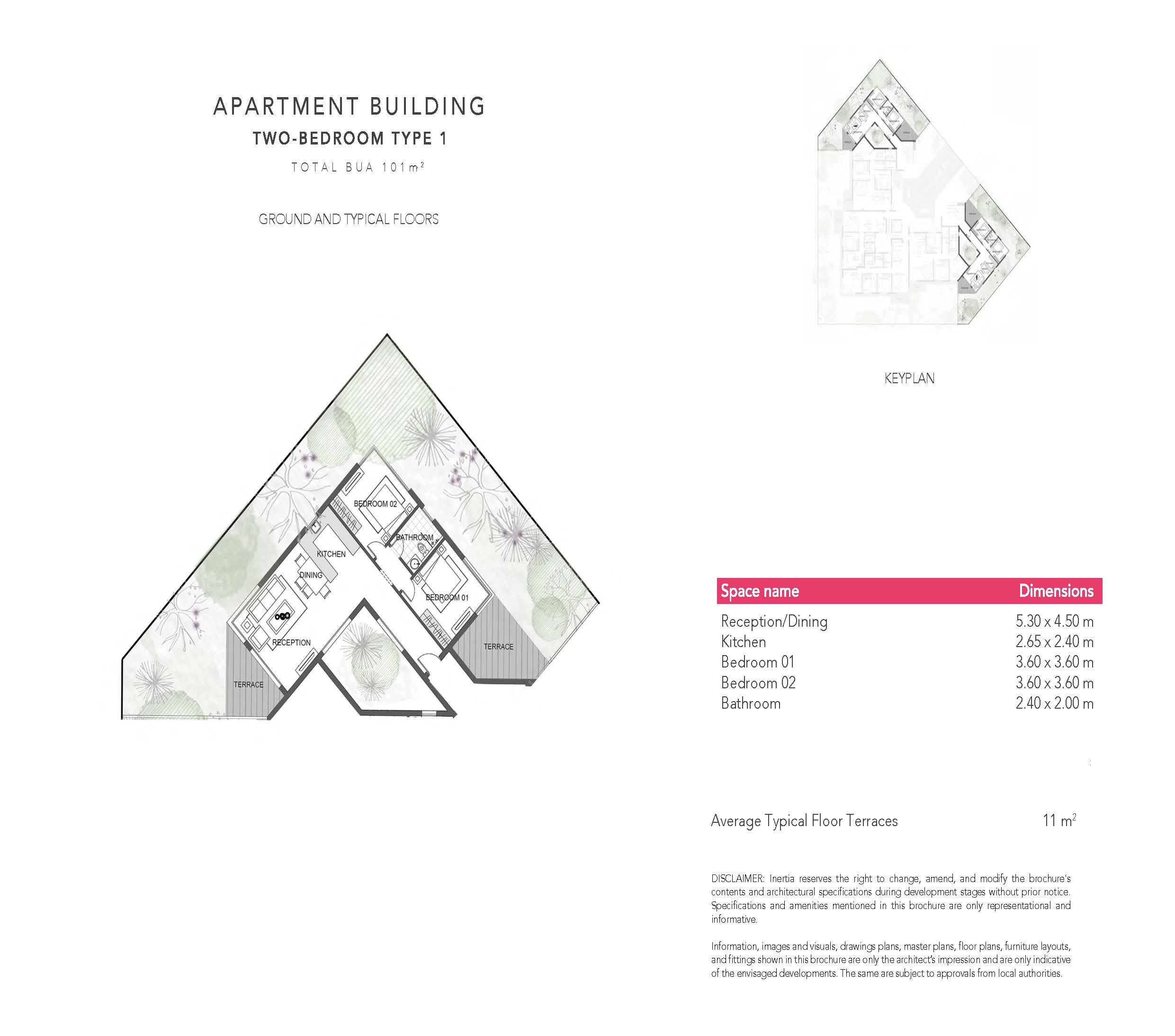Floor plan for chalet at Jefaira