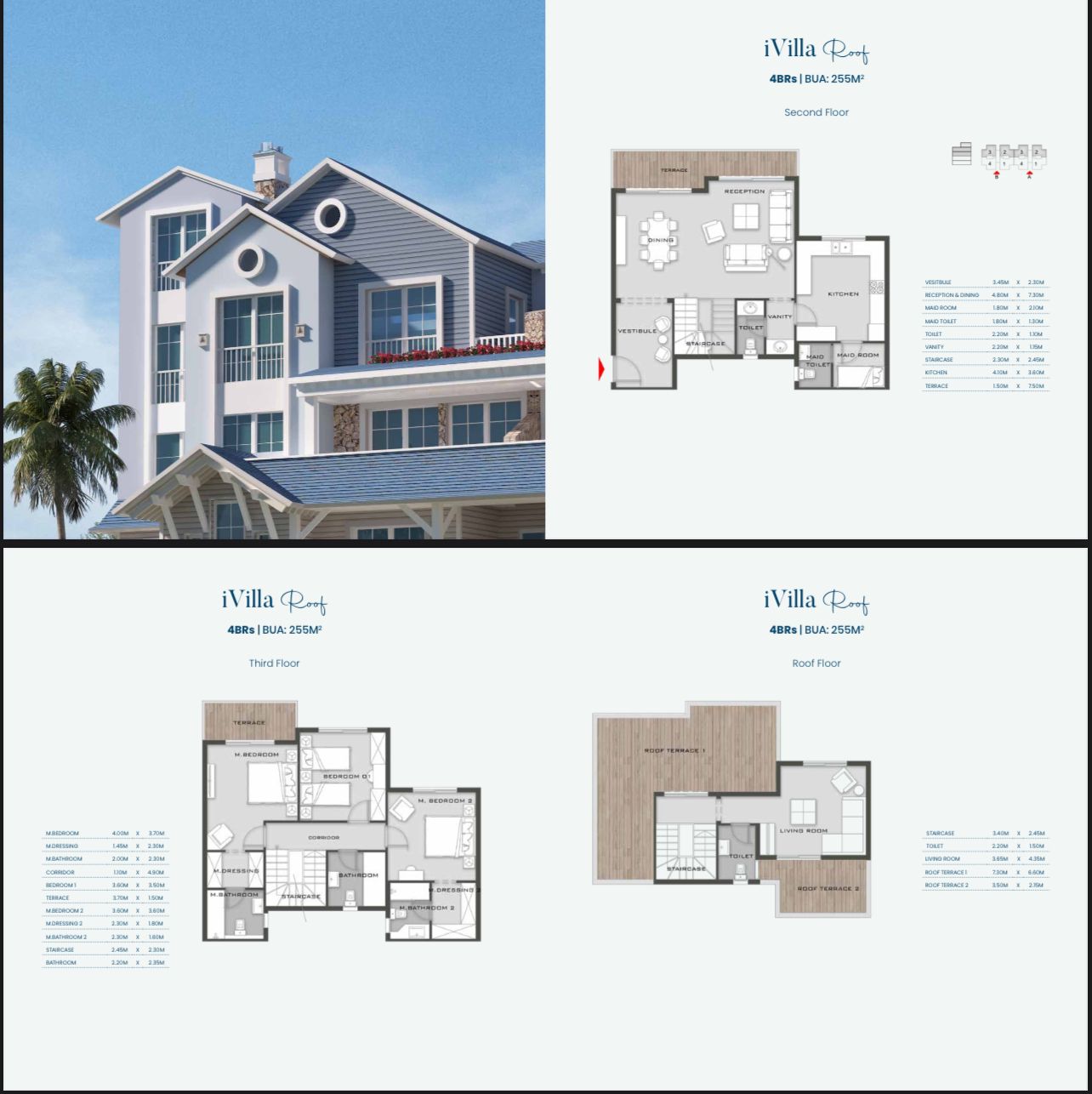 Floor plan for duplex at Aliva Mountain View Mostakbal City