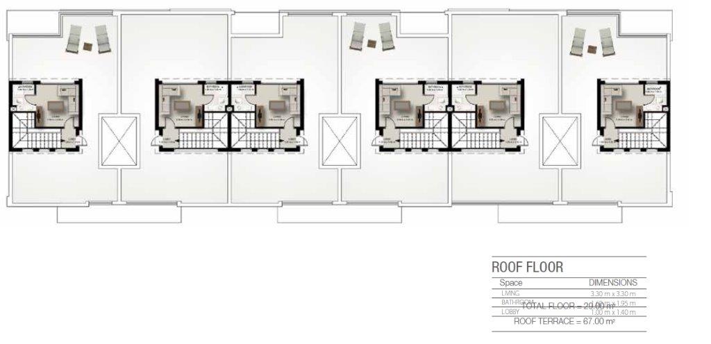 Floor plan for townhouse at Hyde Park