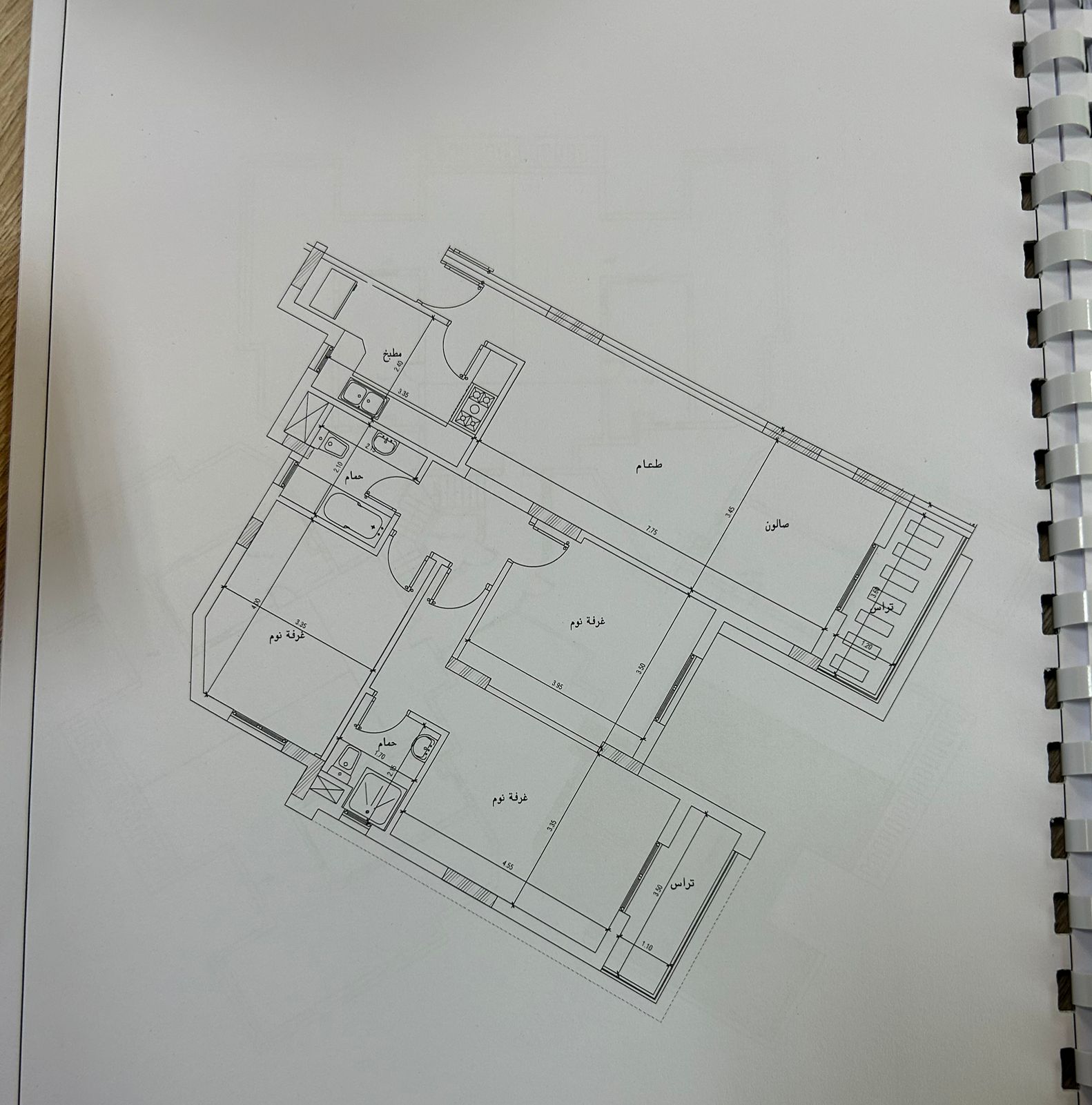 Floor plan for apartment at Ashgar City