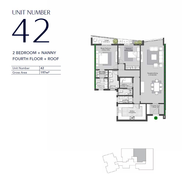 Floor plan for apartment at V Residences By Villette