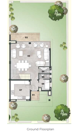 Floor plan for  at Il Bosco New Capital