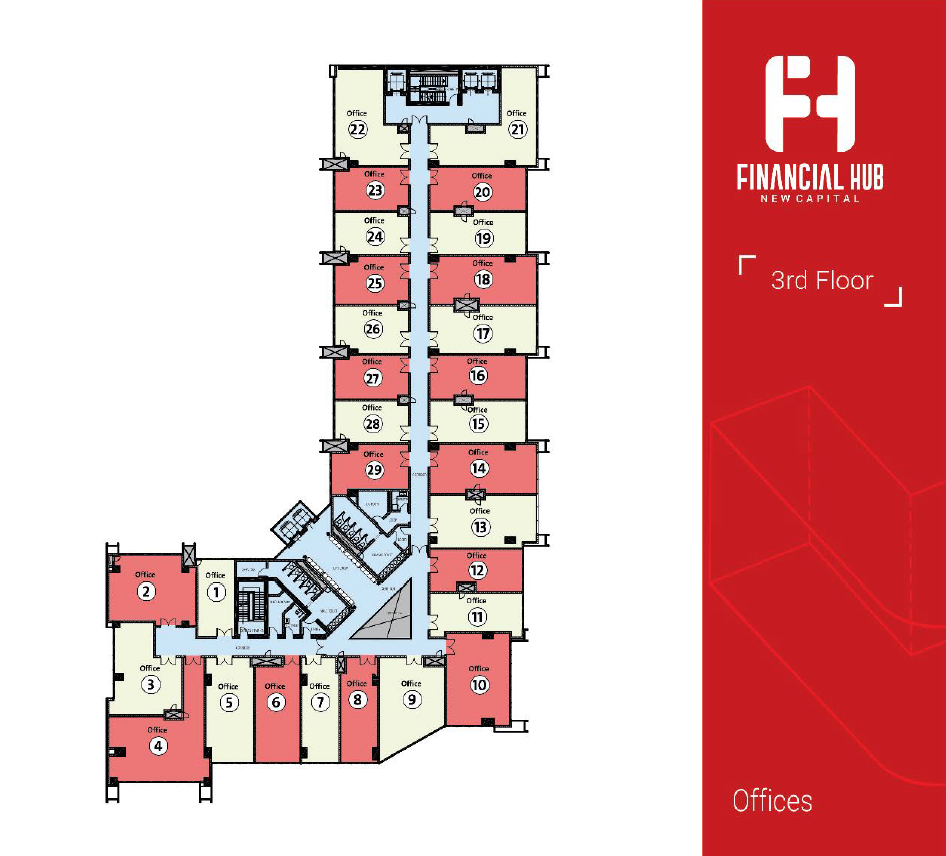 Floor plan for  at Financial Hub