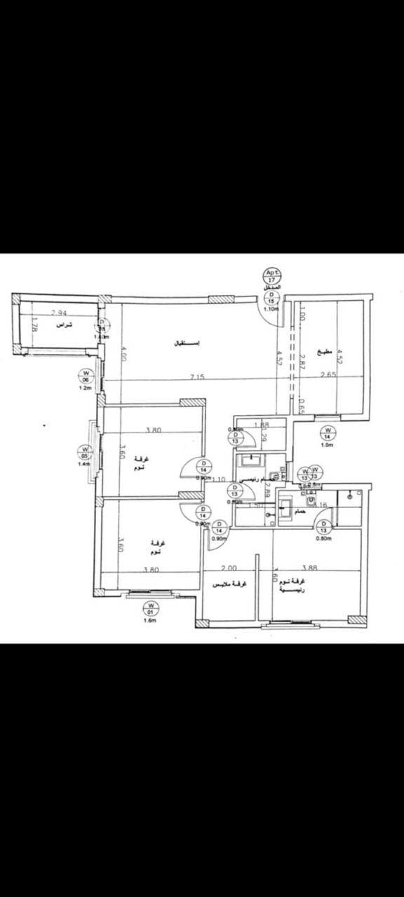 Floor plan for apartment at Village West