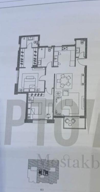 Floor plan for apartment at HAPTown