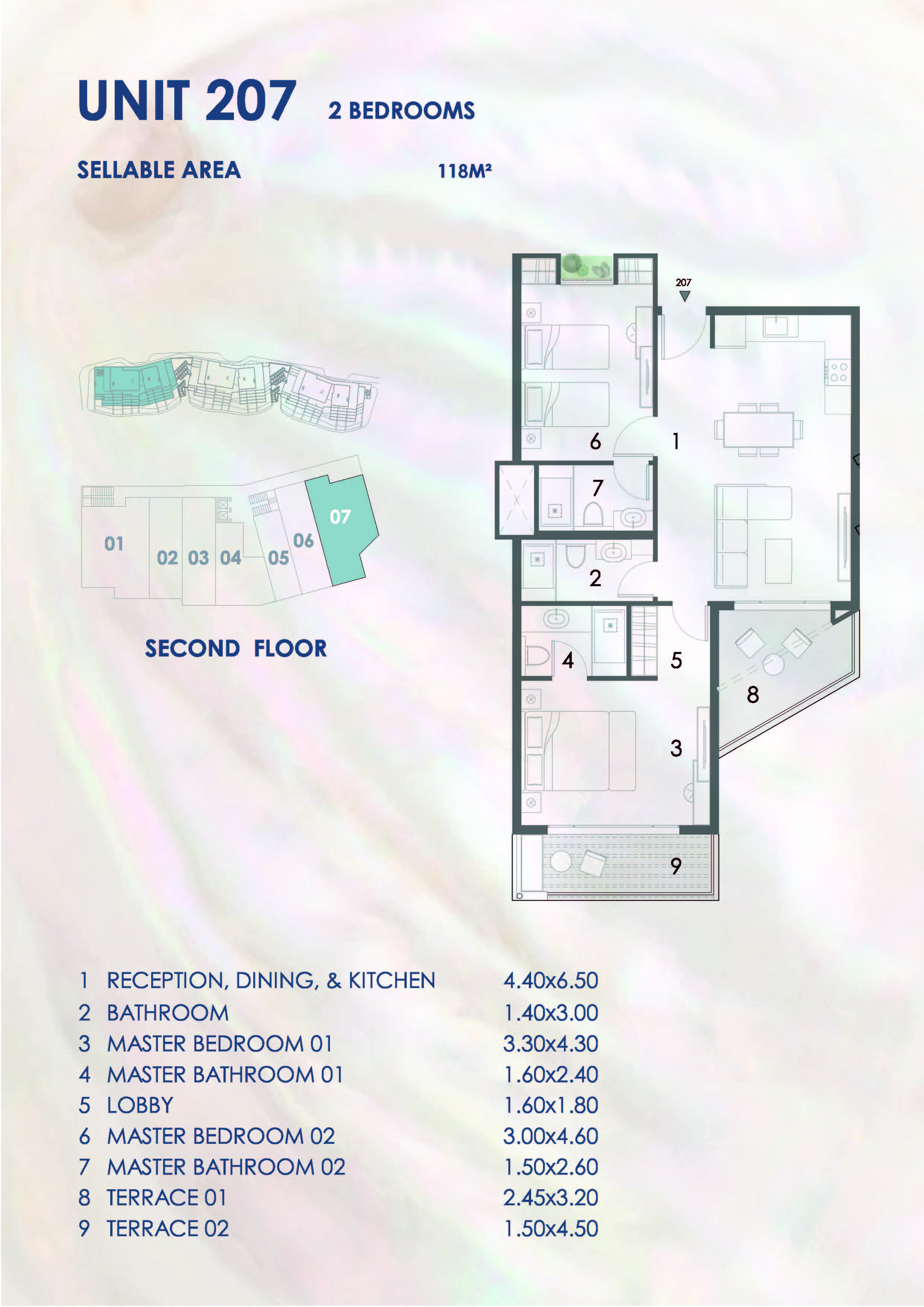Floor plan for chalet at El Masyaf