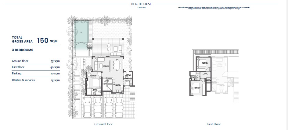 Floor plan for duplex at LVLS Mountain View