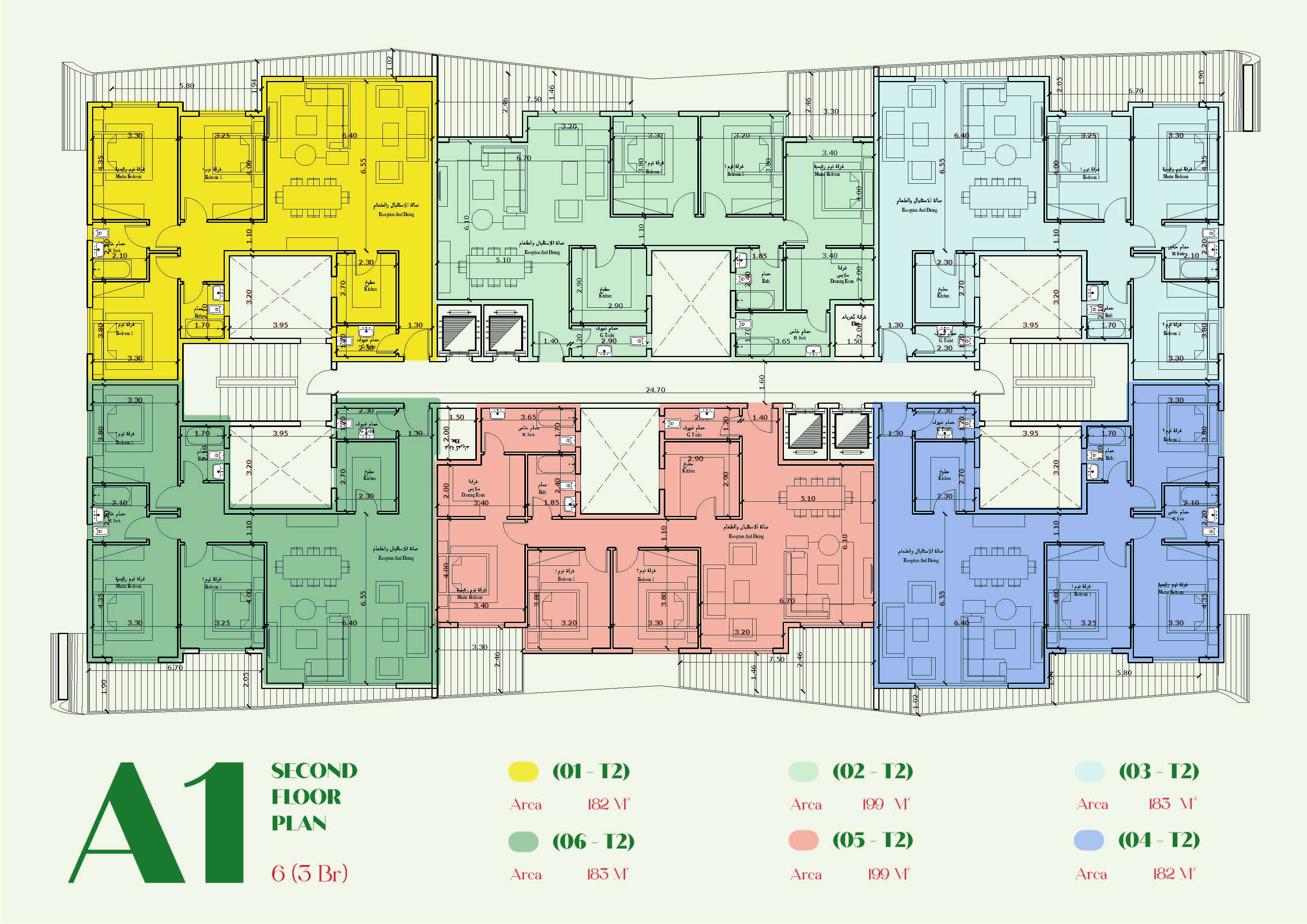 Floor plan for apartment at Belva