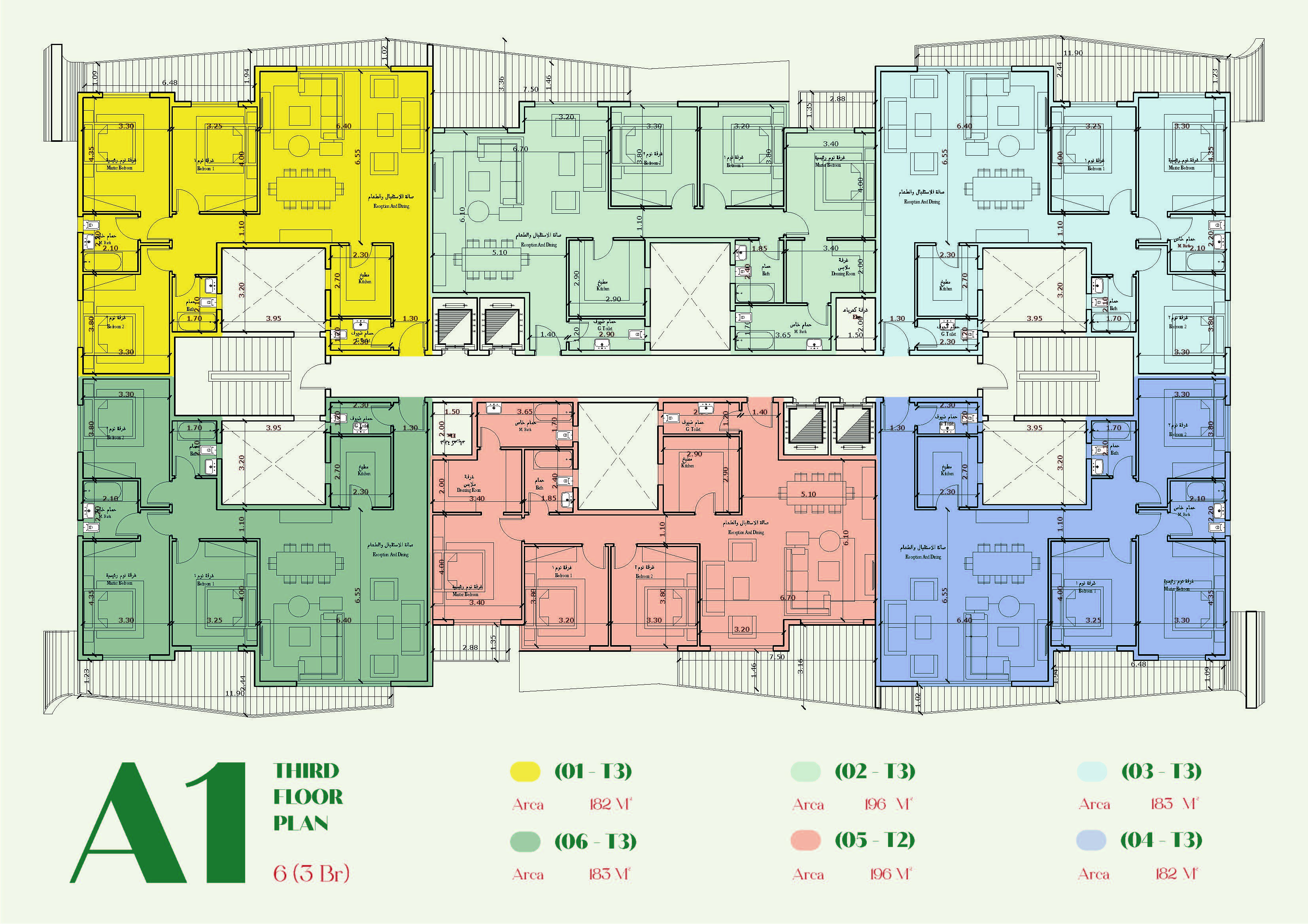 Floor plan for apartment at Belva