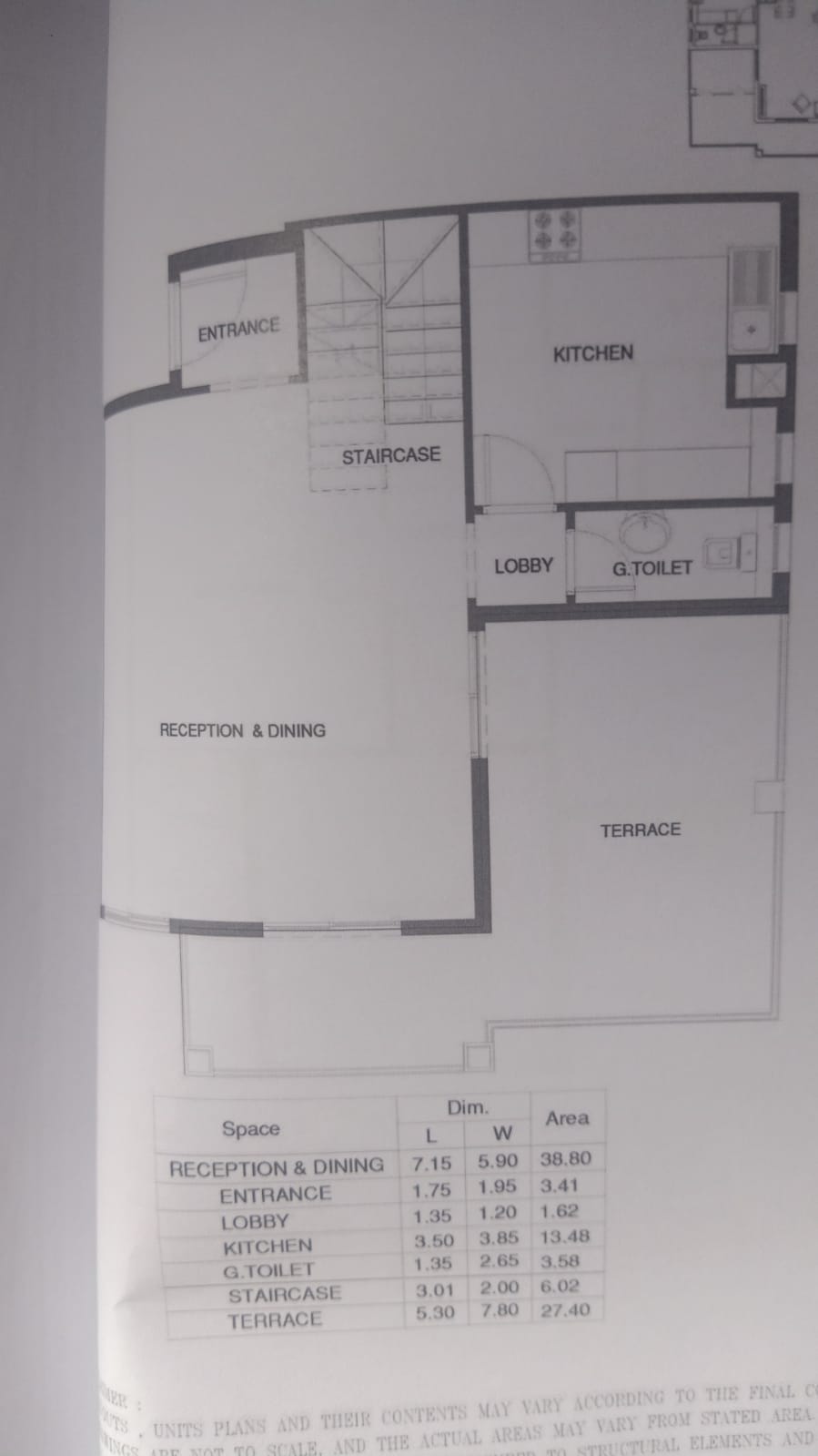 Floor plan for duplex at Aliva Mountain View Mostakbal City