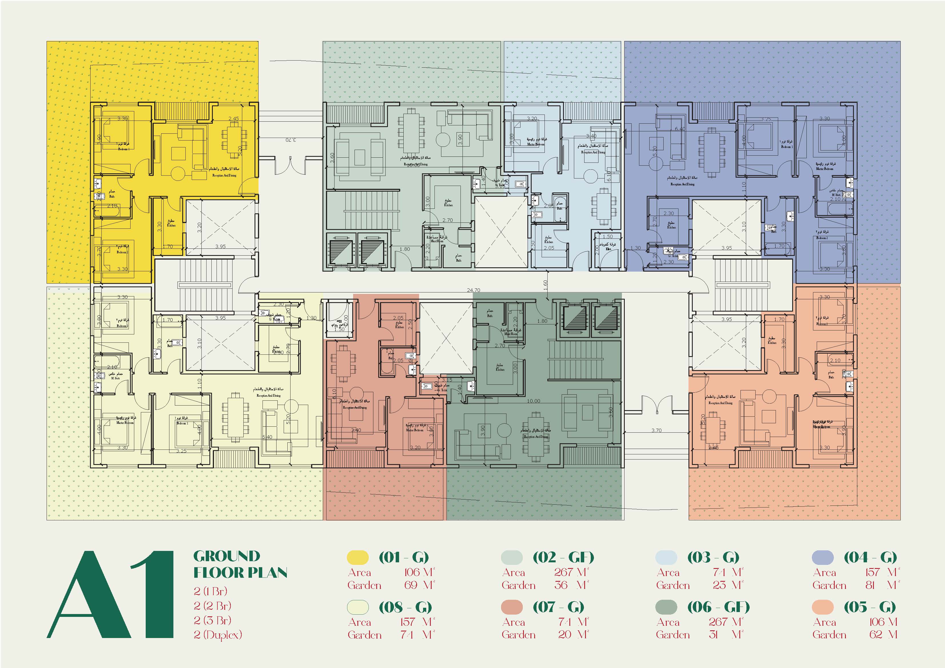 Floor plan for apartment at Belva