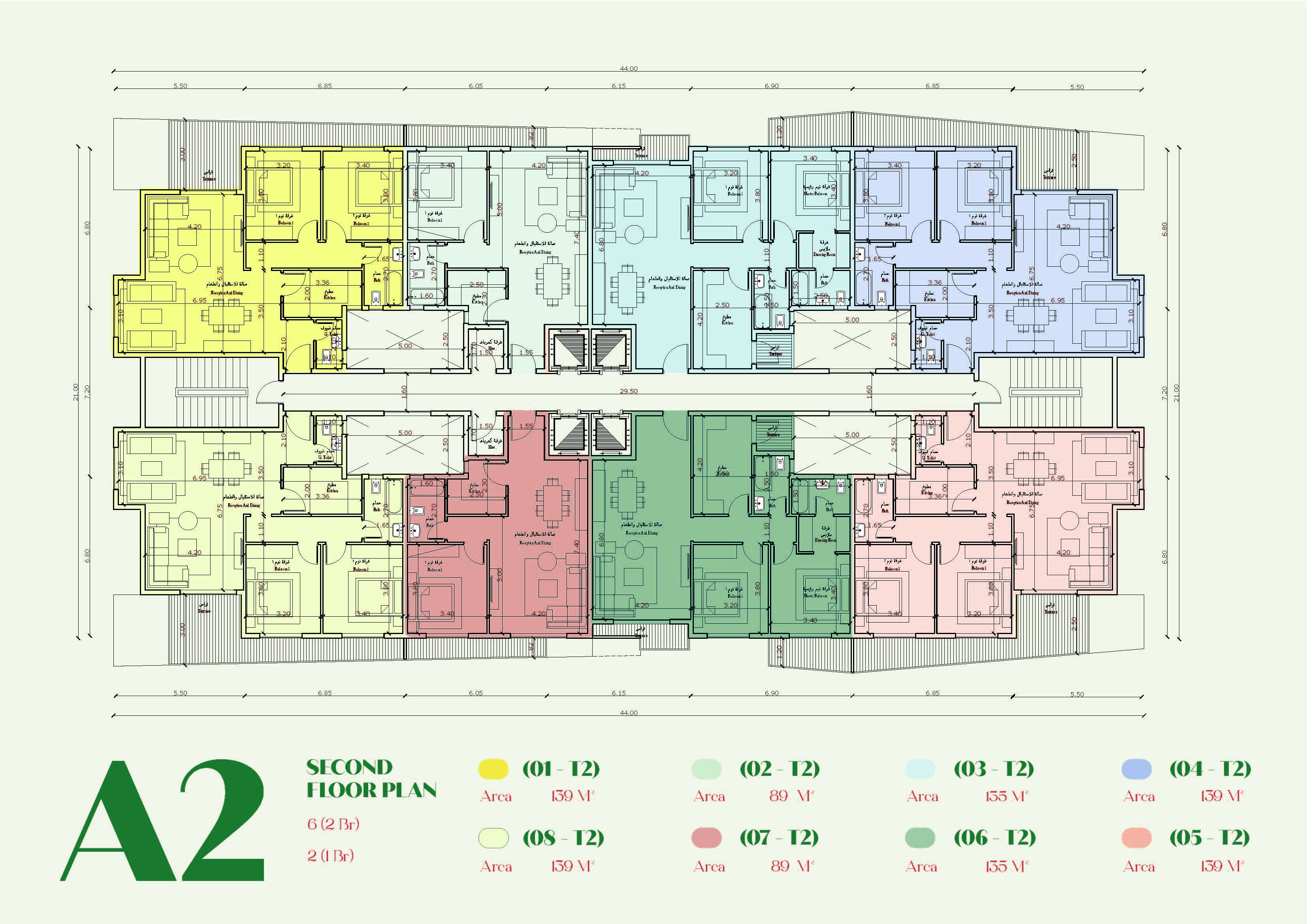 Floor plan for apartment at Belva