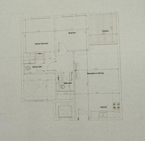 Floor plan for chalet at Cali Coast Ras El Hekma