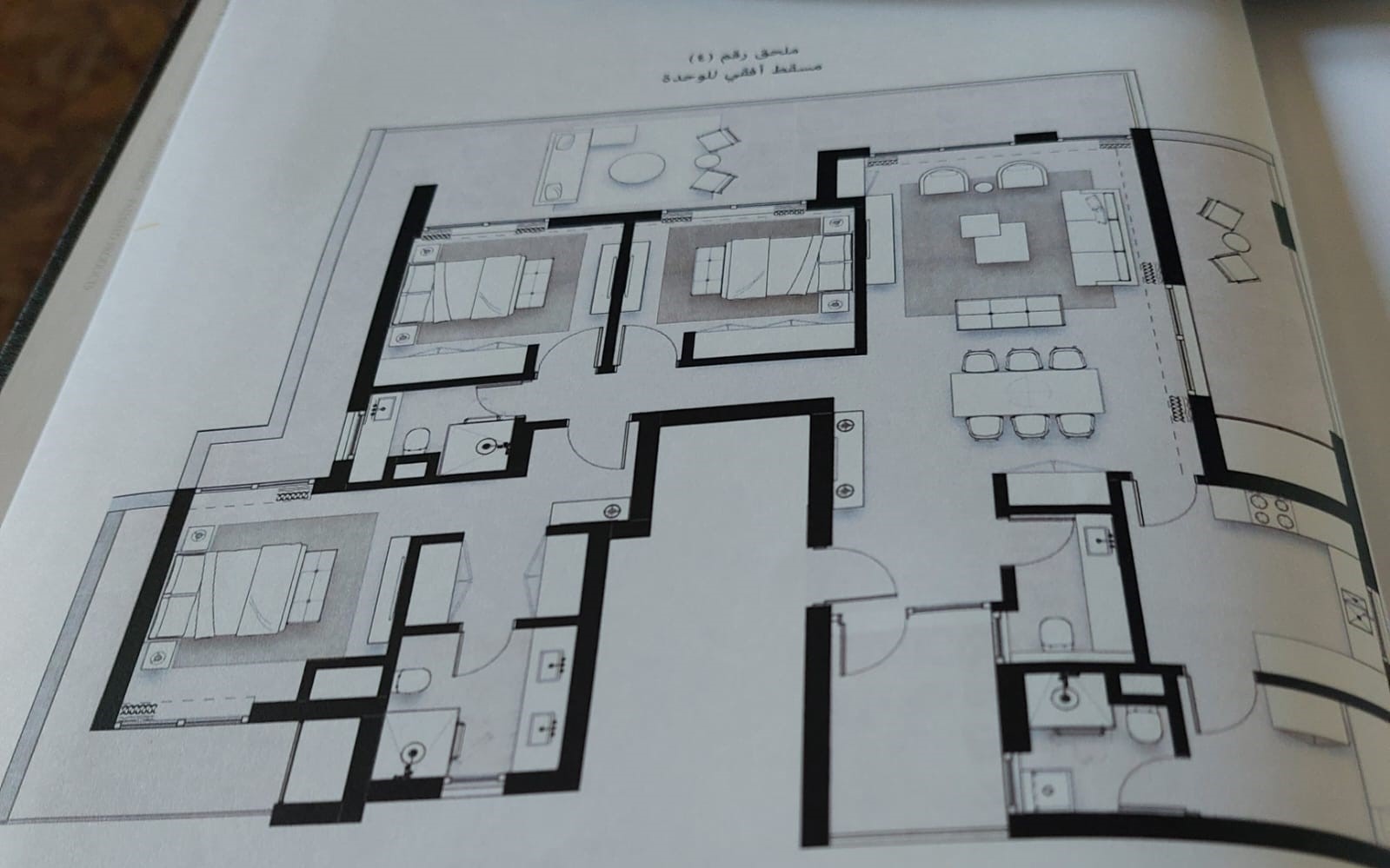 Floor plan for apartment at Solana