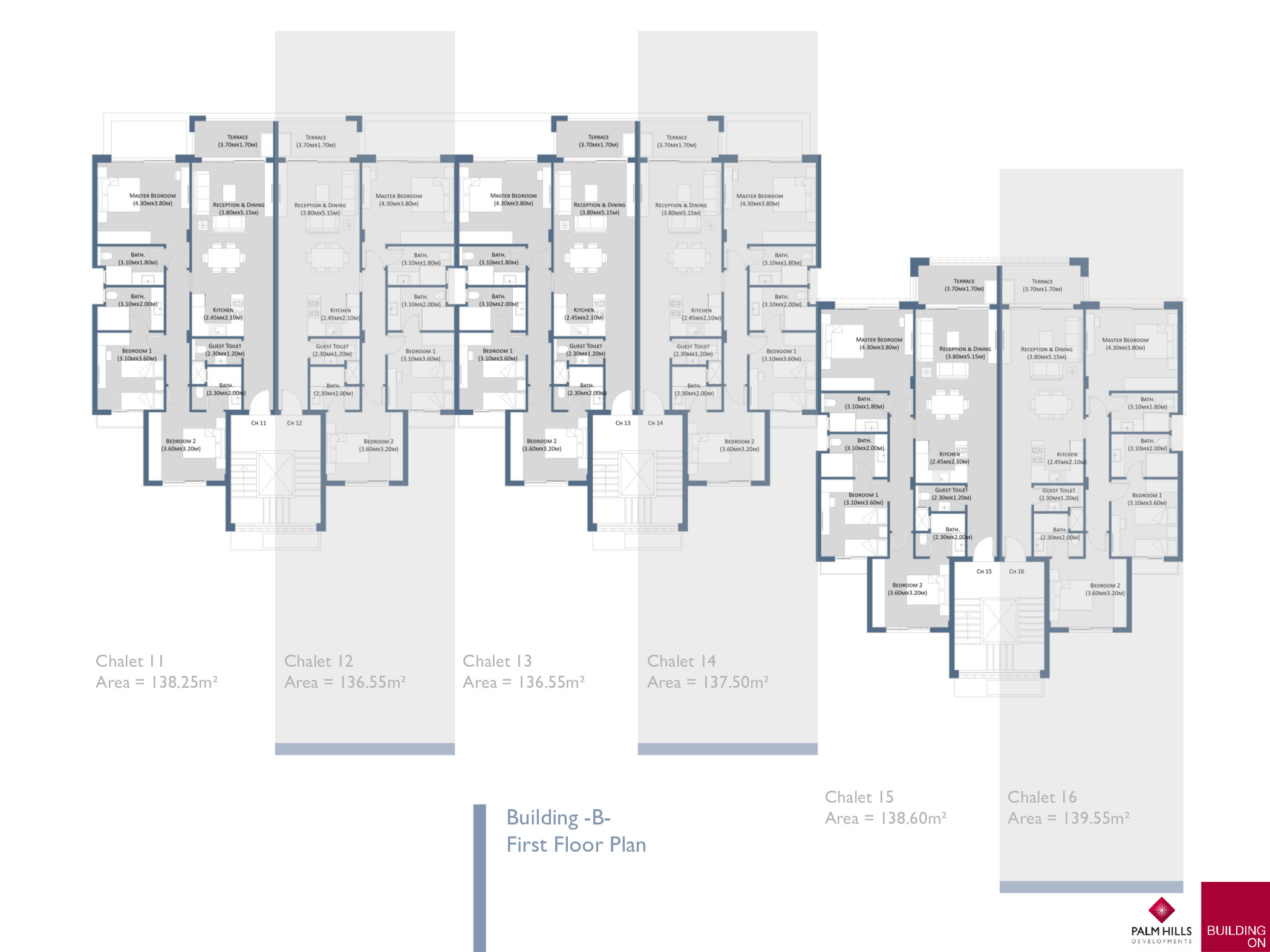 Floor plan for chalet at Hacienda White