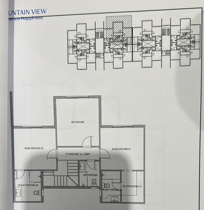 Floor plan for duplex at Aliva Mountain View Mostakbal City
