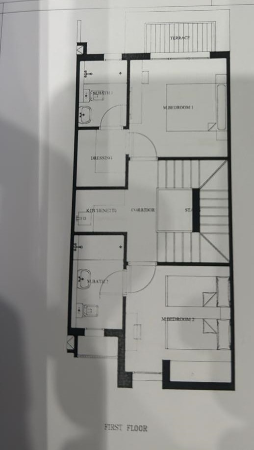 Floor plan for townhouse at LVLS Mountain View