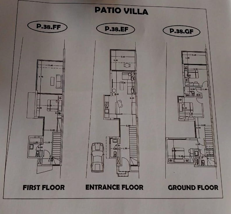 Floor plan for villa at The Groove