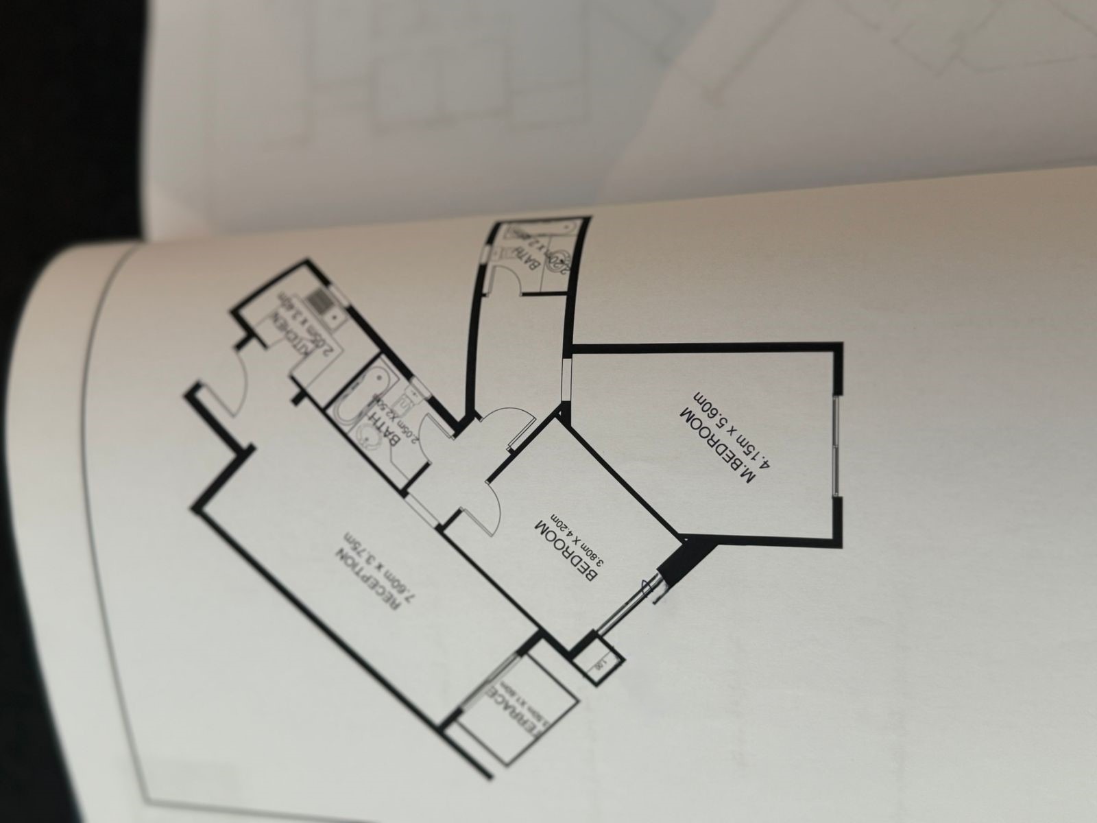 Floor plan for apartment at The Loft