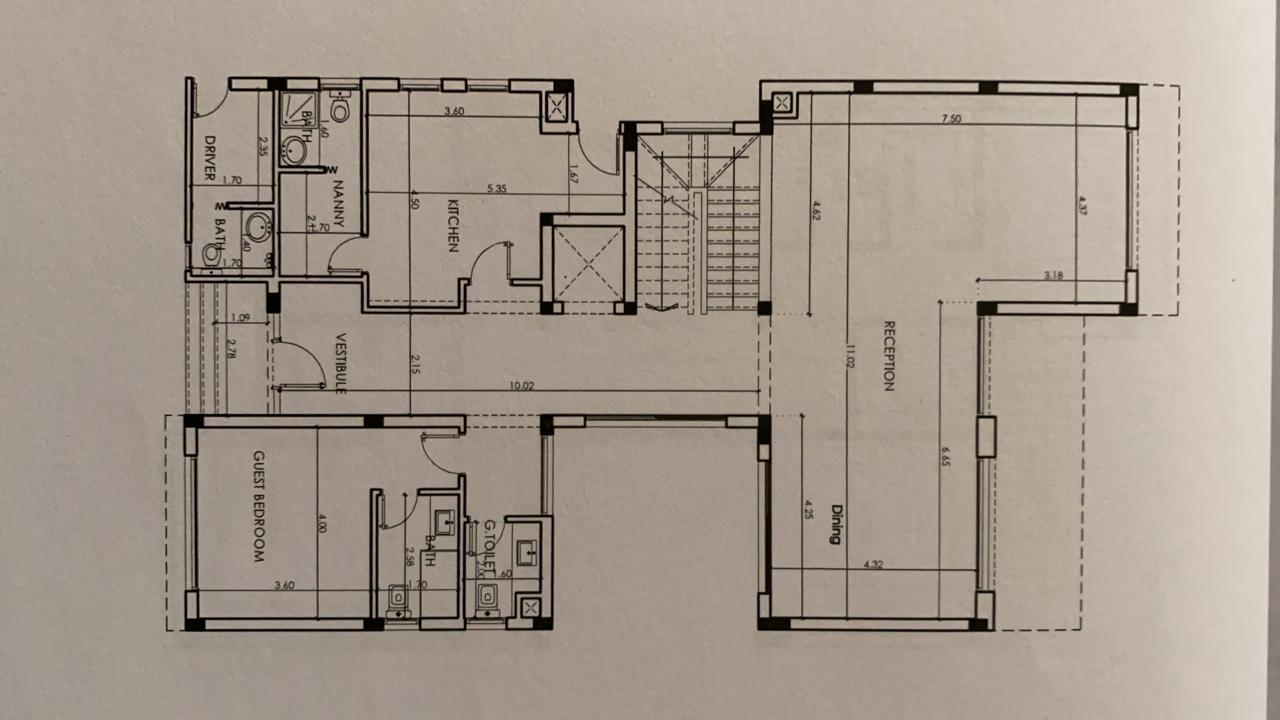 Floor plan for villa at The Crown