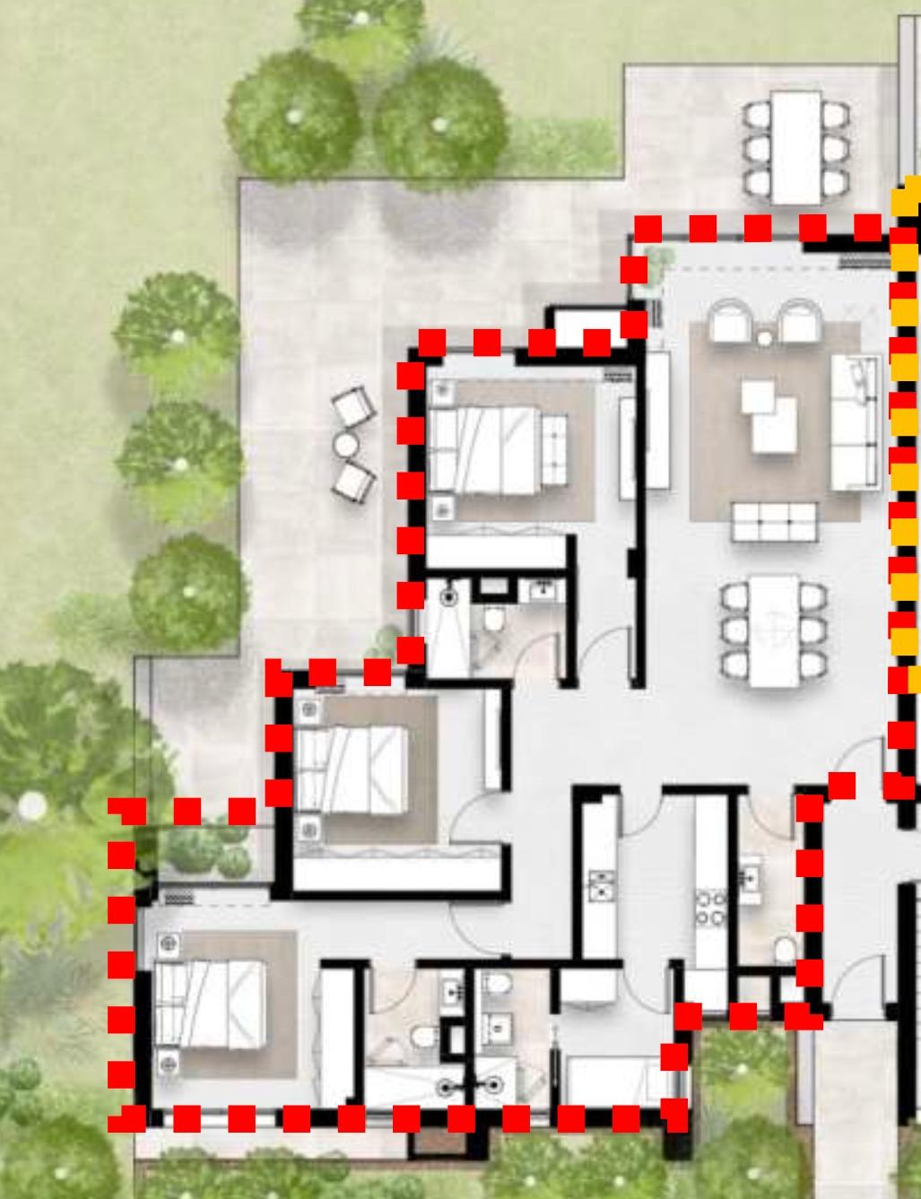Floor plan for apartment at Solana