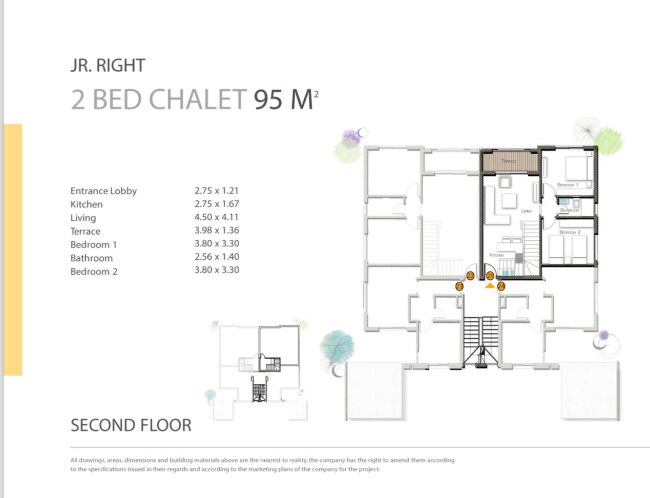 Floor plan for penthouse at Gaia
