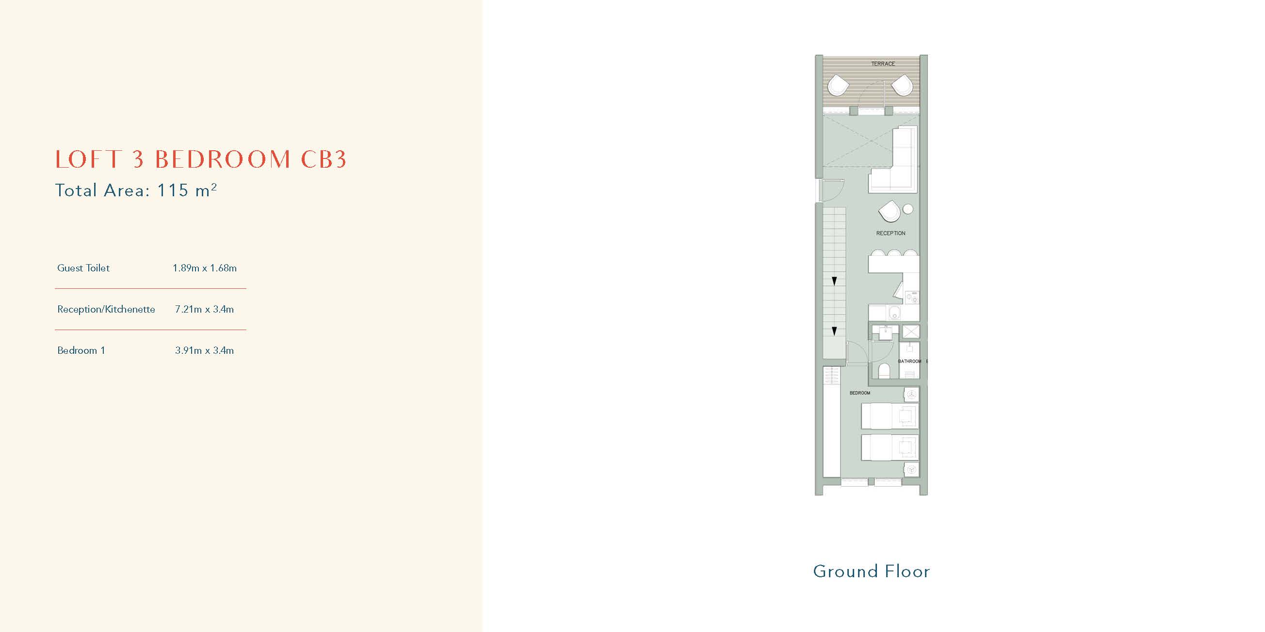 Floor plan for  at Il Monte Galala