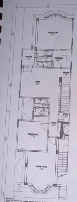 Floor plan for duplex at Mountain View Hyde Park