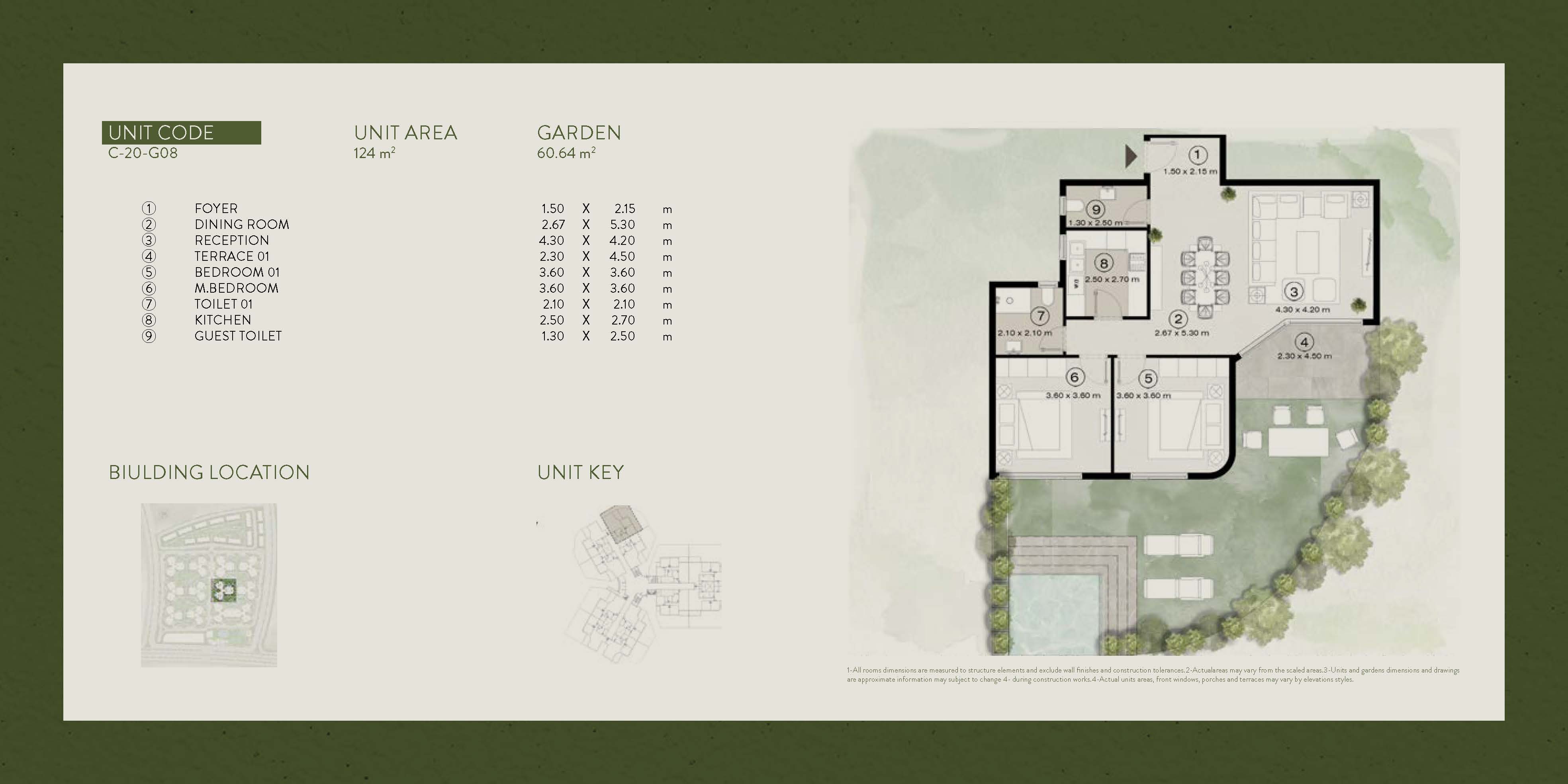 Floor plan for apartment at The Islands