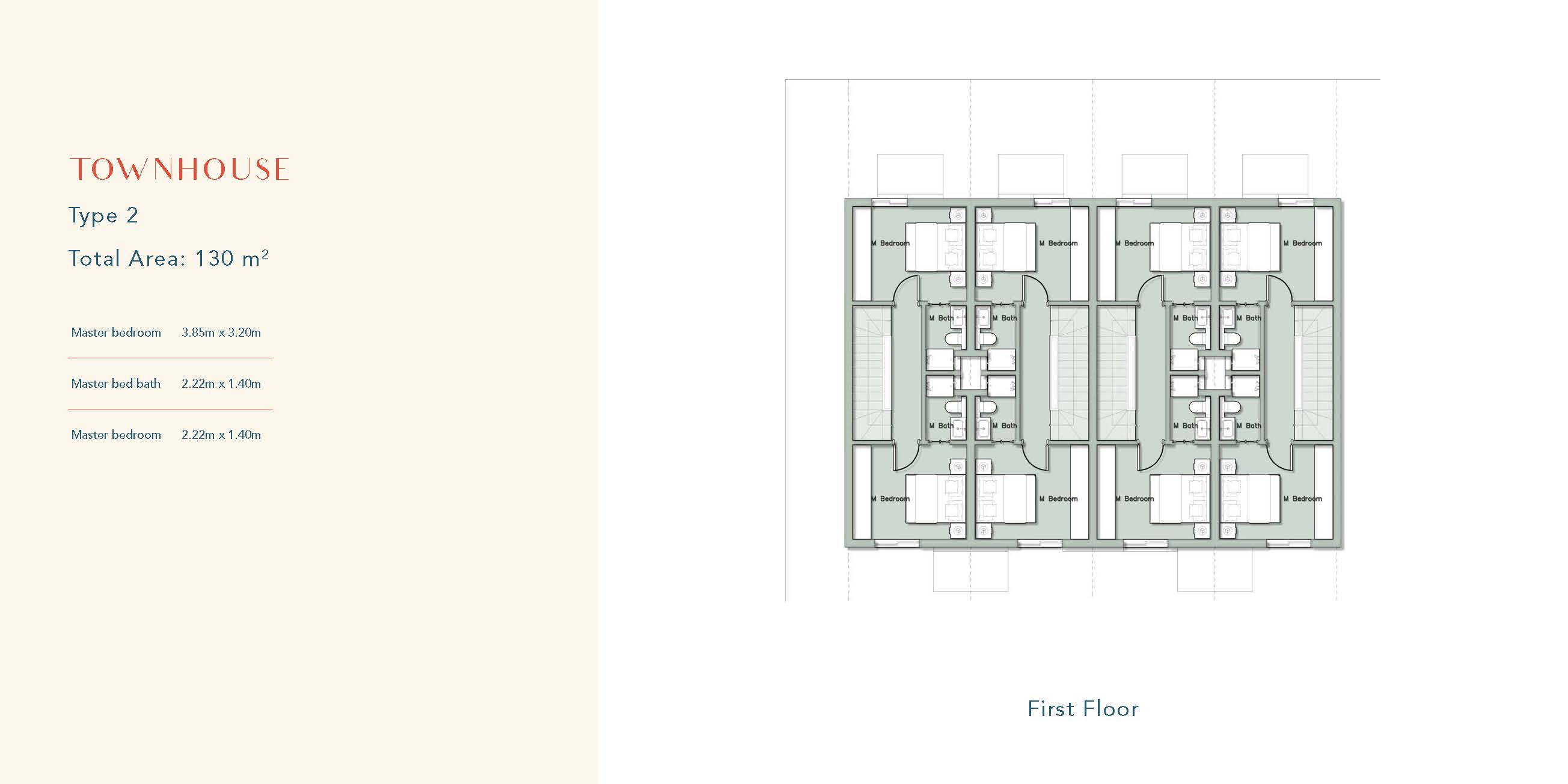 Floor plan for townhouse at Il Monte Galala