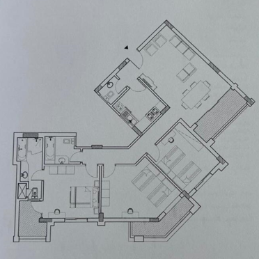 Floor plan for apartment at Al Maqsad
