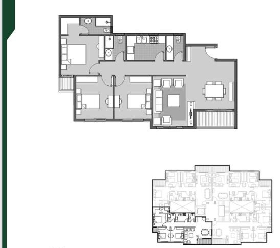 Floor plan for apartment at Dejoya Residence