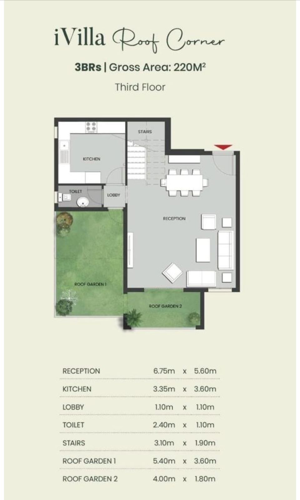 Floor plan for duplex at Aliva Mountain View Mostakbal City