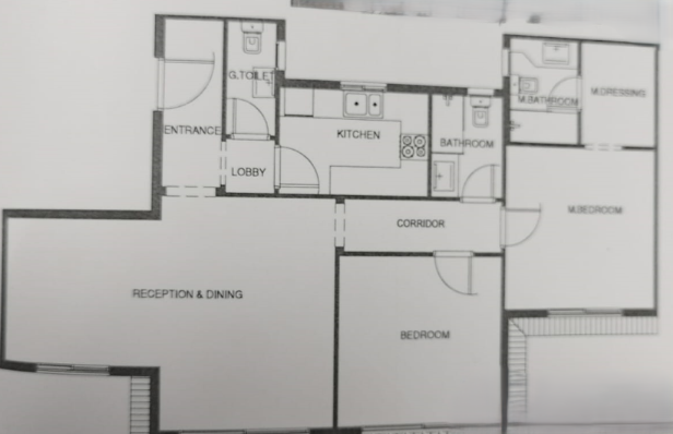 Floor plan for apartment at Aliva Mountain View Mostakbal City