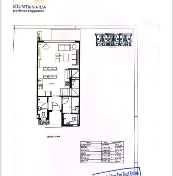 Floor plan for townhouse at LVLS Mountain View