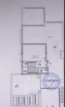 Floor plan for chalet at Hacienda Bay