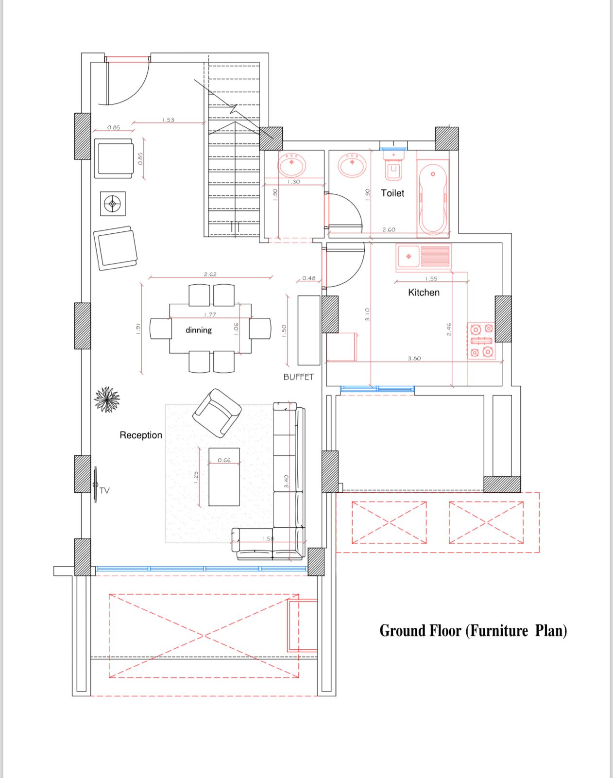Floor plan for duplex at Mountain View ICity New Cairo