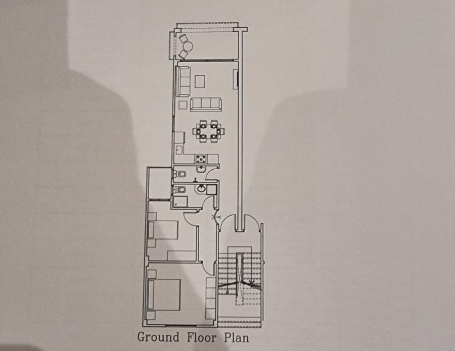 Floor plan for chalet at Telal Sokhna