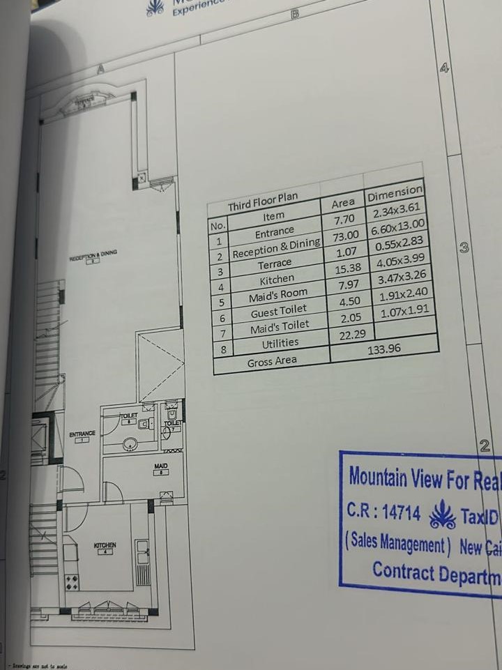 Floor plan for duplex at Mountain View Hyde Park