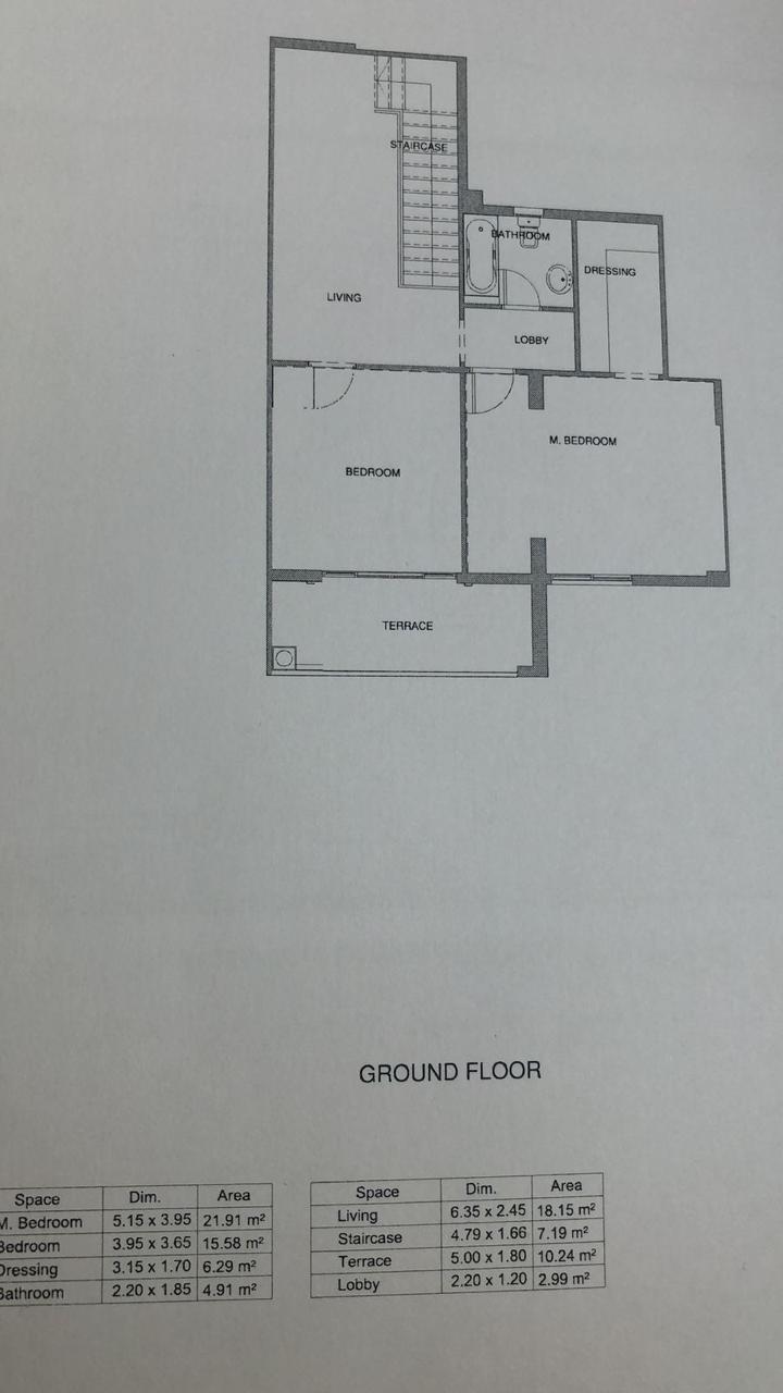 Floor plan for duplex at Mountain View ICity New Cairo