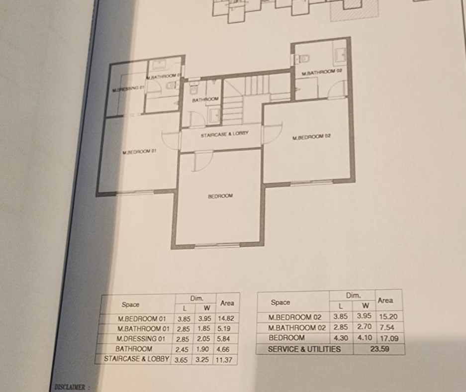 Floor plan for duplex at Aliva Mountain View Mostakbal City