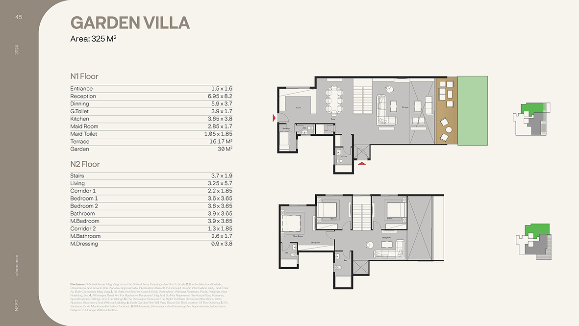 Floor plan for duplex at Nest