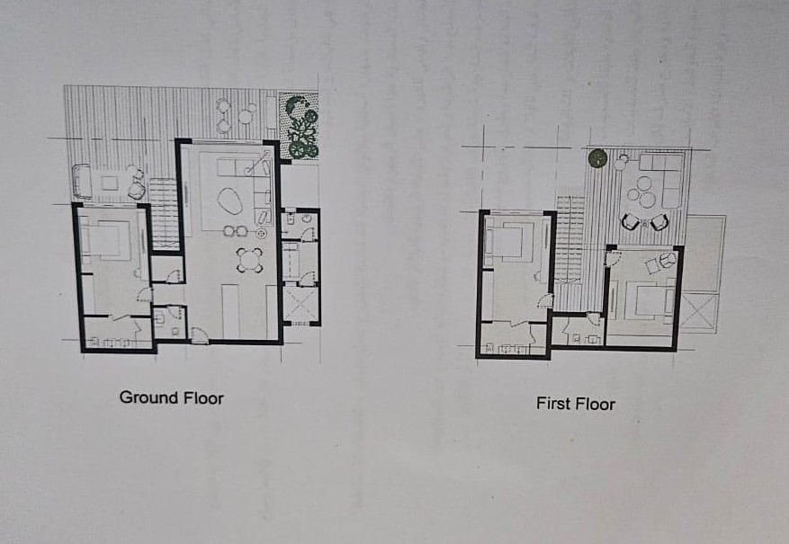 Floor plan for villa at Playa