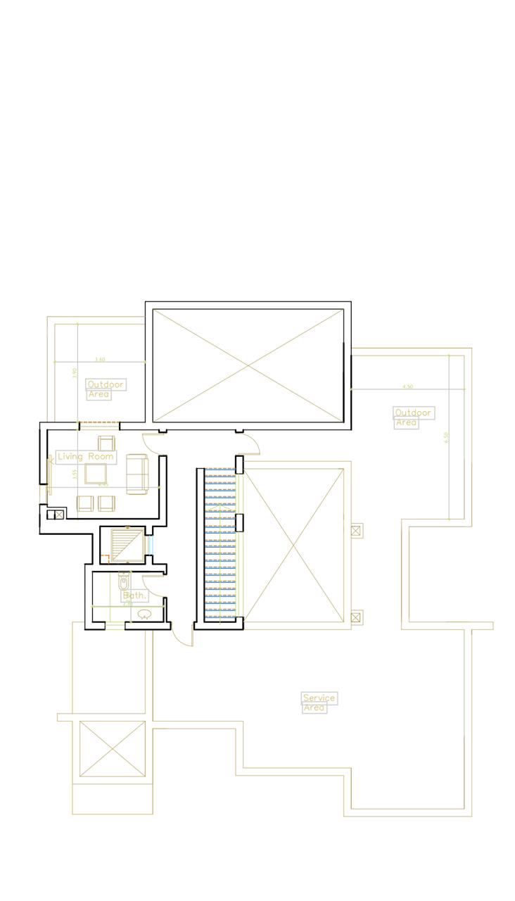 Floor plan for villa at New Giza
