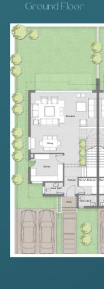 Floor plan for townhouse at Badya