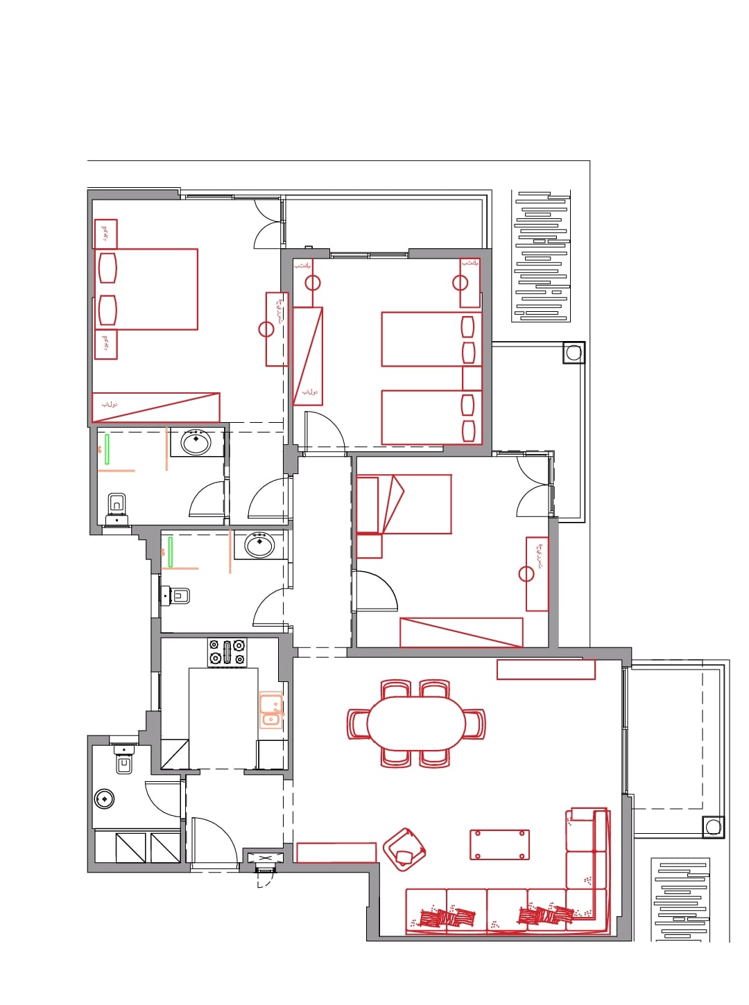Floor plan for apartment at Mountain View ICity New Cairo