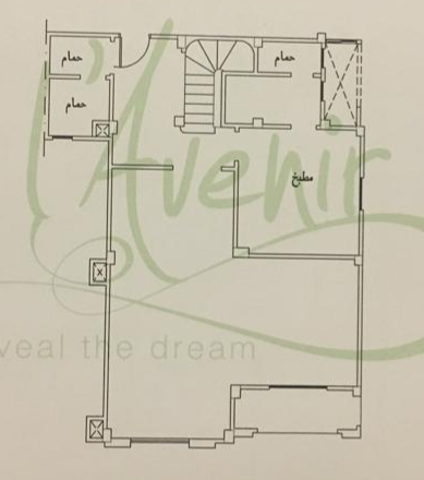 Floor plan for duplex at L’Avenir