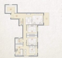 Floor plan for apartment at Village West