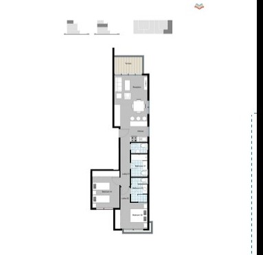 Floor plan for chalet at Murano