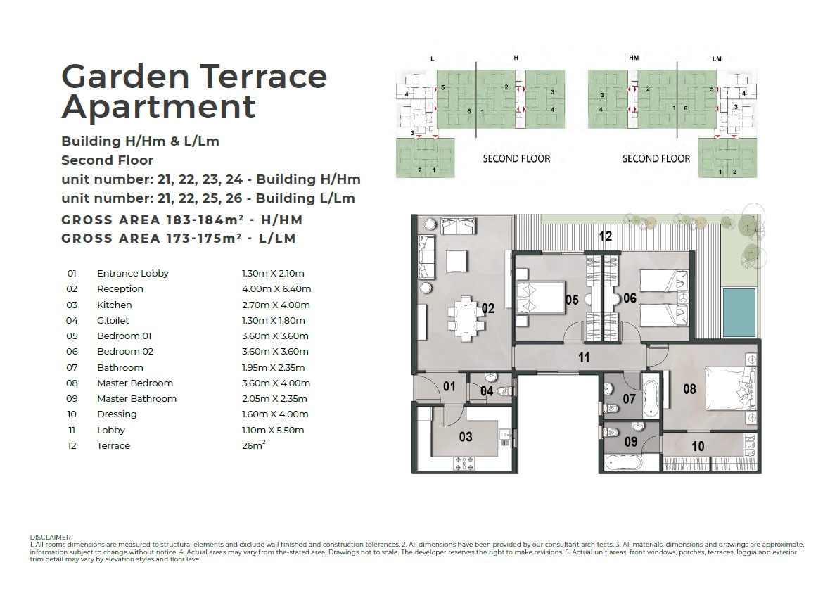 Floor plan for apartment at Il Bosco City